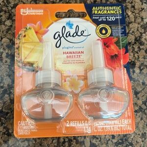 Glade Hawaiian Breeze Plug-ins - 2 Refills - NWT